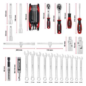 Sada gola klíčů Einhell E-Case (201 ks) 49370513 

 obrázek produktu 3 z 8