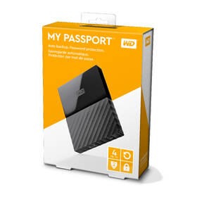 Externí pevný disk 2,5" Western Digital 4TB černá barva
