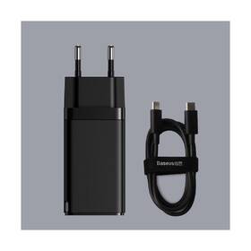 Nabíječka do sítě Baseus GaN2 Pro Quick Charger, 2x USB-C, 1x USB, QC 4+, 65W + USB-C kabel 1m černá

 obrázek produktu 4 z 4