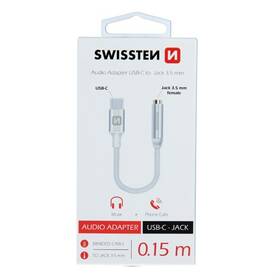 Redukce Swissten USB-C/3,5mm Jack stříbrná

 obrázek produktu 1 z 1