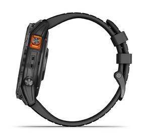 Chytré hodinky Garmin fenix 7X Pro Glass Solar -  Gray / Black Silicone Band 

 obrázek produktu 7 z 8