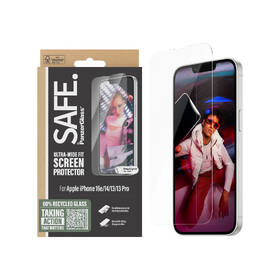 Tvrzené sklo PanzerGlass Ultra-Wide Fit na Apple iPhone 17e/16e/14/13/13 Pro s instalačním rámečkem 

 obrázek produktu 2 z 10