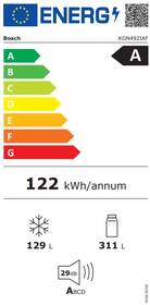 Chladnička s mrazničkou Bosch KGN492IAF nerez
