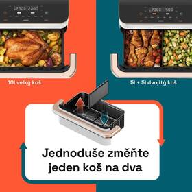 Fritéza horkovzdušná COSORI TF101S Dual Blaze TwinFry 10 l bílá

 obrázek produktu 8 z 9