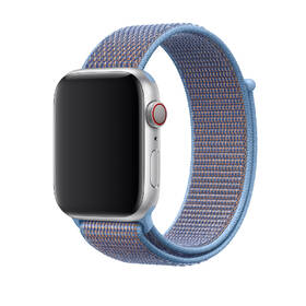 Řemínek Apple Watch 44mm popelavě modrý provlékací sportovní 

 obrázek produktu 2 z 3