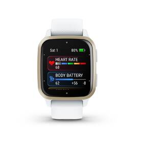 Chytré hodinky Garmin Venu Sq 2 - Cream Gold/ White Silicone Band 

 obrázek produktu 2 z 6