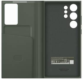 Pouzdro na mobil flipové Samsung Smart View na Galaxy S23 Ultra zelené

 obrázek produktu 2 z 5