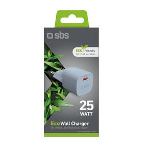 Nabíječka do sítě SBS Eco 1x USB-C, 25 W, PD zelená

 obrázek produktu 1 z 2