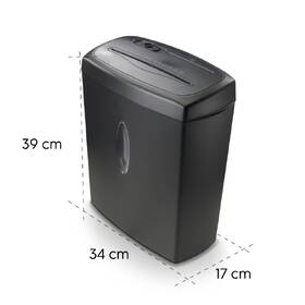 Skartovač Hama Safe X100CD, křížový řez, 10 listů, P4 černý

 obrázek produktu 3 z 4