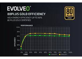 Zdroj Evolveo G1200 Black 1200W 80+ Gold, ATX 3.1 černý

 obrázek produktu 9 z 15