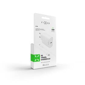 Nabíječka do sítě FIXED USB-C PD 20W, MFI + Lightning kabel 1m bílá

 obrázek produktu 1 z 3