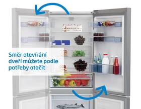 Chladnička Beko RDSA240K30WN bílá barva
