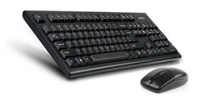 Klávesnice s myší A4Tech 3100N + V-Track optická myš, USB, CZ černá

 obrázek produktu 4 z 4