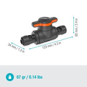 Ventil regulační Gardena MicroDrip System 13 mm (1 ks) 

 obrázek produktu 2 z 5