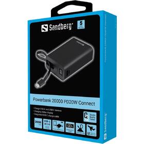 Powerbanka Sandberg Connect PD20W 20000 mAh černá

 obrázek produktu 3 z 3