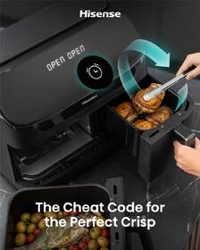 Fritéza horkovzdušná Hisense HAF2700DHA DUAL HEATER černá

 obrázek produktu 7 z 8