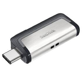 USB Flash SanDisk Dual 64GB OTG USB-C/USB 3.1 černá barva
