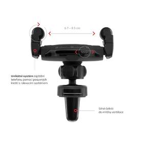 Držák na mobil FIXED Roll Vent s uchycením do mřížky ventilace černý

 obrázek produktu 7 z 10