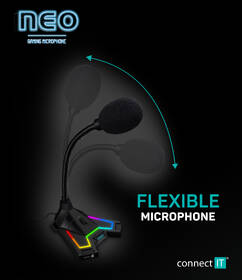 Mikrofon Connect IT NEO RGB ProMIC černý

 obrázek produktu 4 z 6