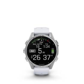 Chytré hodinky Garmin fēnix 8 - 43 mm, AMOLED - Silver / Whitestone Silicone Band 

 obrázek produktu 4 z 13
