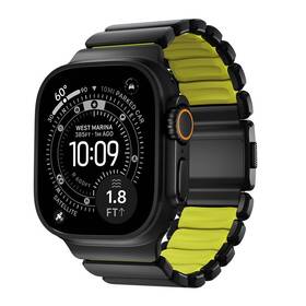 Řemínek NOMAD Stratos Titanium FKM na Apple Watch 45/46/49 mm černý/žlutý

 obrázek produktu 1 z 12