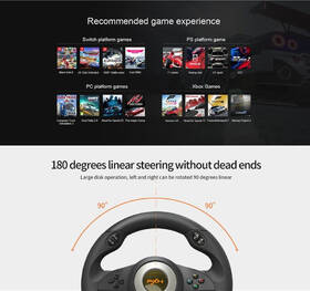 Volant PXN V3PRO Bundle, PC, Switch, PS3/4, Xbox One/X/S series černý/oranžový

 obrázek produktu 8 z 11