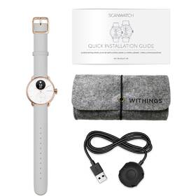 Chytré hodinky Withings Scanwatch 38 mm - Rose Gold 

 obrázek produktu 2 z 3