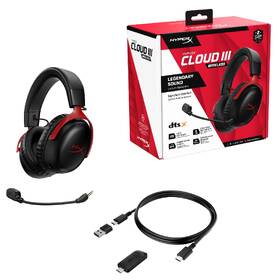 Headset HyperX Cloud III Wireless černý/červený

 obrázek produktu 6 z 6