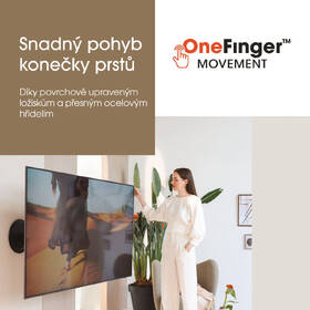 Držák TV Vogel’s SIGNATURE TVM 7655 pro úhlopříčky 40" až 77", nosnost 35 kg černý

 obrázek produktu 12 z 14
