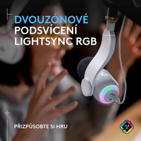 Mikrofon Logitech Yeti GX RGB s LIGHTSYNC bílý

 obrázek produktu 3 z 6