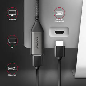 Redukce Axagon USB-C / HDMI 2.0a, 25cm, 4K/60Hz HDR10 černá

 obrázek produktu 3 z 8