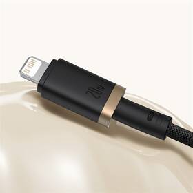 Kabel Baseus Dura USB-C/Lightning, 20W, 2m černý/zlatý

 obrázek produktu 8 z 16