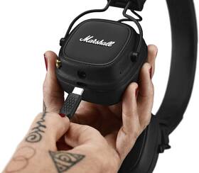 Sluchátka Marshall Major IV Bluetooth černá barva
