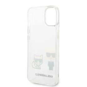 Kryt na mobil Karl Lagerfeld Ikonik Karl and Choupette na Apple iPhone 14 Plus průhledný

 obrázek produktu 2 z 3