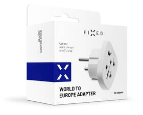 Cestovní adaptér FIXED EU pro zapojení UK, US, AUS nabíječek do EU zásuvek 

 obrázek produktu 5 z 5
