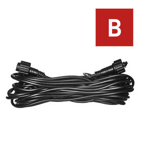 Prodlužovací kabel EMOS pro spojovací řetězy Profi černý, 10 m, venkovní i vnitřní 

 obrázek produktu 2 z 7