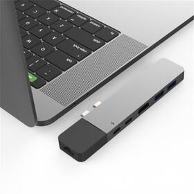 USB Hub HyperDrive NET pro MacBook Pro USB-C/HDMI, 2x USB-C, 2x USB 3.1, RJ45 šedý

 obrázek produktu 2 z 4