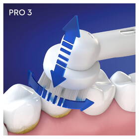 Zubní kartáček Oral-B 3500 Sensitive Clean White + cestovní pouzdro 

 obrázek produktu 3 z 7