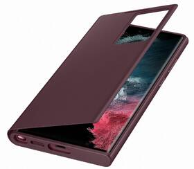 Pouzdro na mobil flipové Samsung Clear View na Galaxy S22 Ultra červené

 obrázek produktu 3 z 4