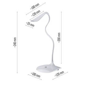 Stolní LED lampička EMOS D08 s USB bílá

 obrázek produktu 2 z 6