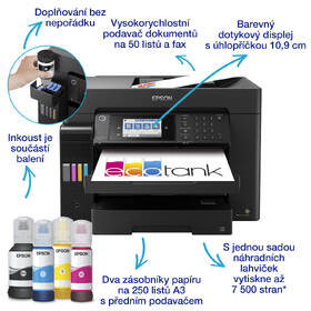 Tiskárna multifunkční Epson Eco Tank L15160 černá

 obrázek produktu 3 z 7