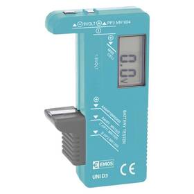 Tester akumulátoru EMOS AA, AAA, C, D, 9V, knoflíkových 

 obrázek produktu 1 z 8