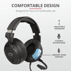 Headset Trust 433 Pylo černý

 obrázek produktu 8 z 10