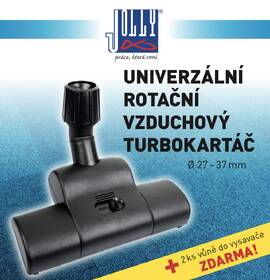 Turbohubice vzduchová Jolly Univerzální turbokartáč černá

 obrázek produktu 1 z 5