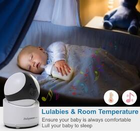 Dětská elektronická chůva Babysense Video Baby Monitor V65 bílá

 obrázek produktu 6 z 9