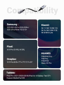 Redukce UGREEN USB-C/ 3.5mm Jack šedá barva
