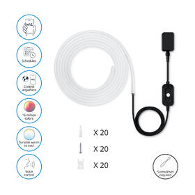 LED pásek WiZ Outdoor RGBW, Matter, 5 m 

 obrázek produktu 2 z 7