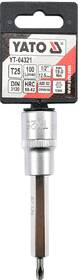 Nástrčná hlavice YATO 1/2" bit Torx T25 

 obrázek produktu 2 z 3