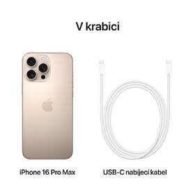 Mobilní telefon Apple 256 GB pouštní titan 

 obrázek produktu 8 z 9