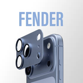 Tvrzené sklo PanzerGlass FENDER na Apple iPhone 18 Pro, ochranný hliníkový prvek fotoaparátu modré

 obrázek produktu 5 z 5